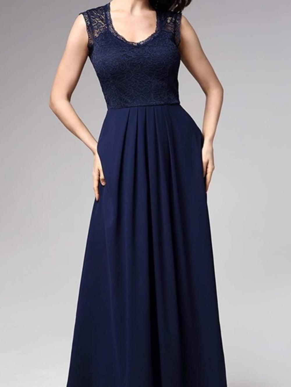 Lace Bodice Maxi Dress